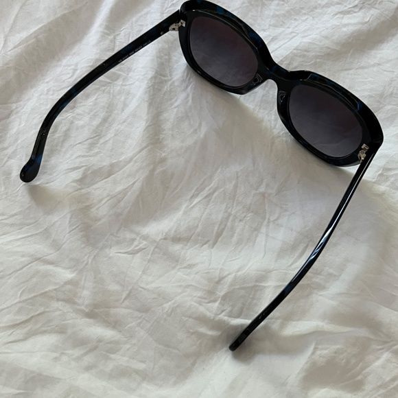 Moncler Oversized Sunglasses Mr Moncler ML 0141 Blue Lens Black Frame - Picture 5 of 12